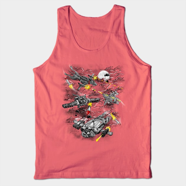 Dog Fight Tank Top by LivMat